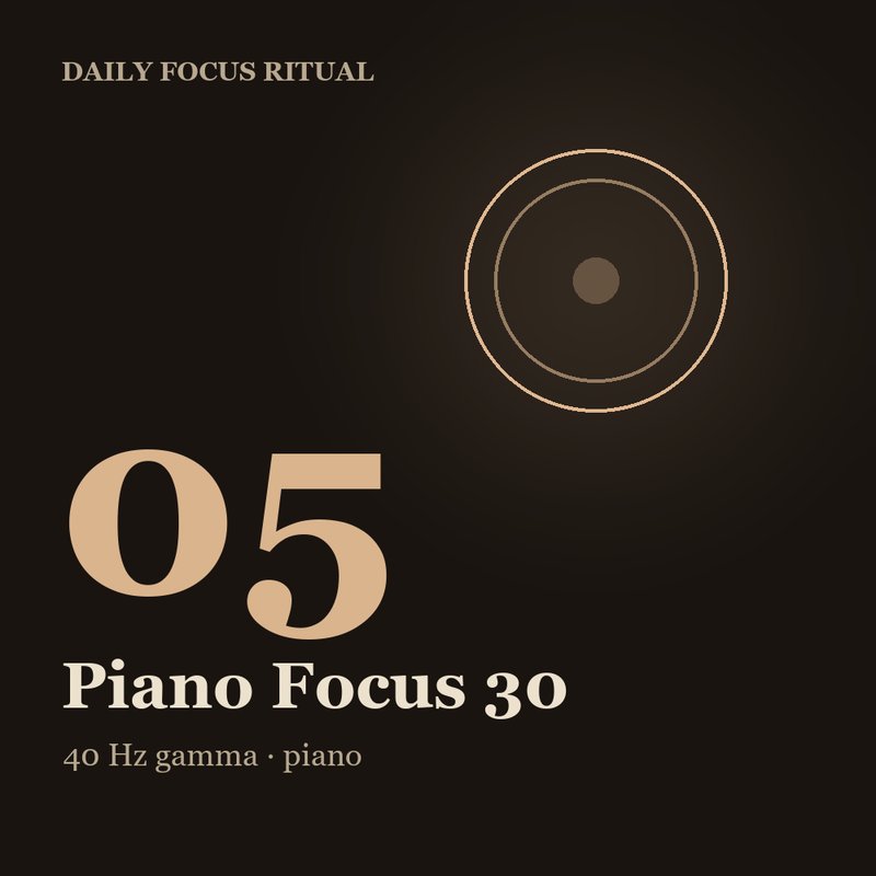 Piano Focus 30 cover art