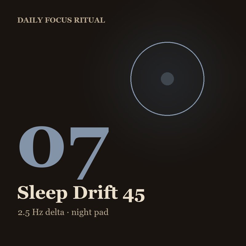 Sleep Drift 45 cover art
